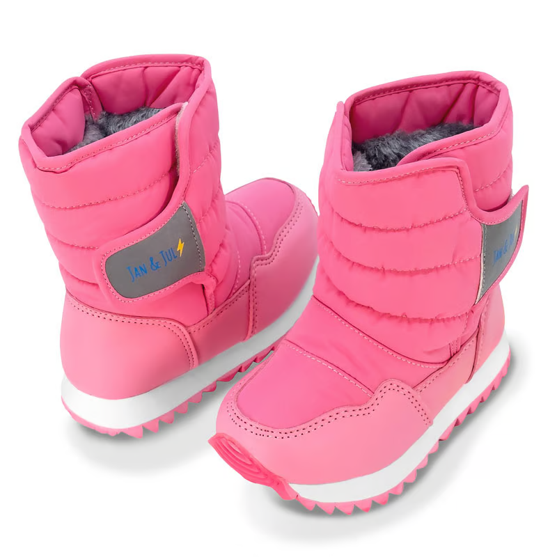 Tall Puffy Boots - Watermelon Pink