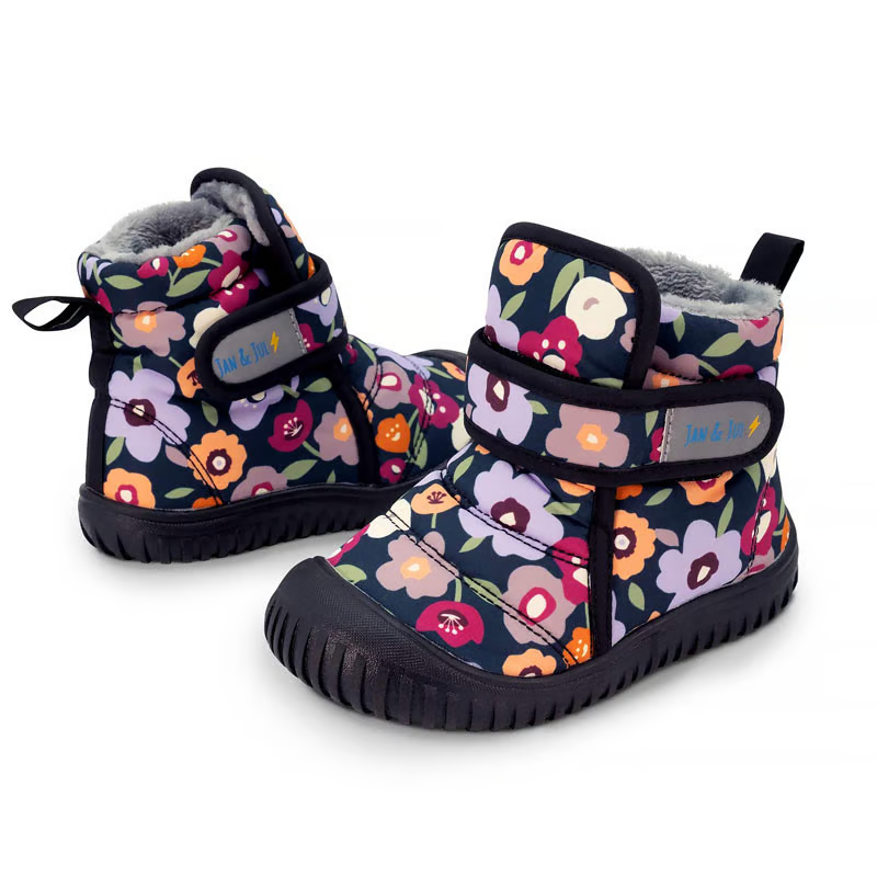 Short insulated boots - Winter Flowers