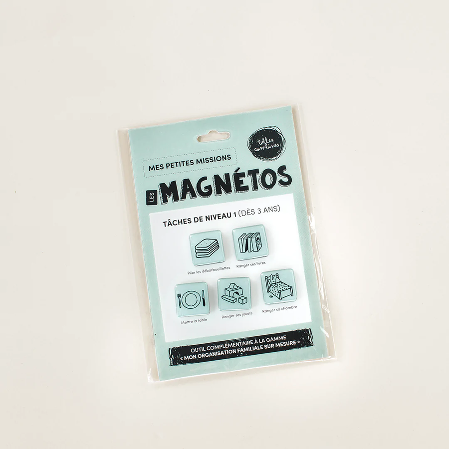 Les Magnetos Small Missions - Level 1 tasks (from 3 years old)
