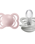 Pacifiers SUPREME in silicone - Size 1 - 0-6m (x2) - Blossom/Haze