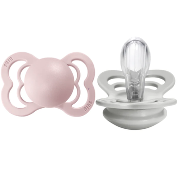 Pacifiers SUPREME in silicone - Size 1 - 0-6m (x2) - Blossom/Haze